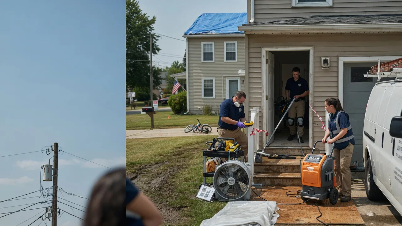 Water Damage Repair in Dunmore, WV near me